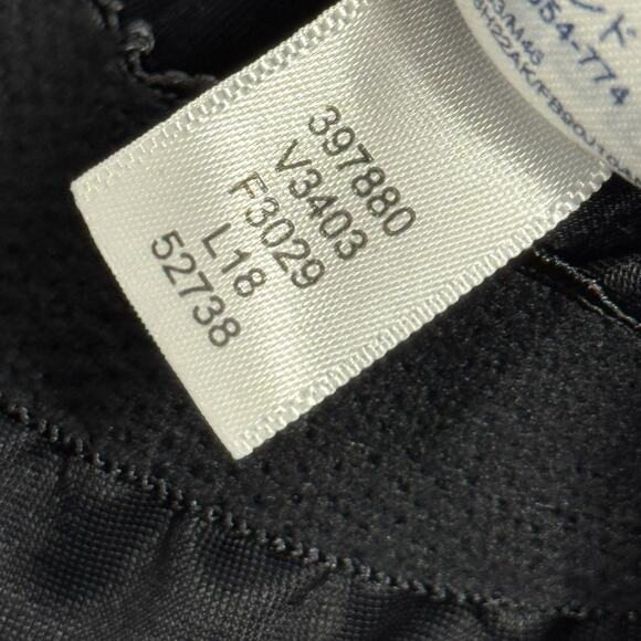 Lands End Tugless Tank Swimsuit 22W Black Low Leg One Piece Bathing - Picture 10 of 10